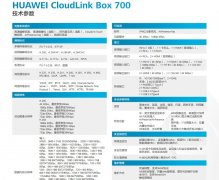 华为CloudLink Box 700视频会议终端参数