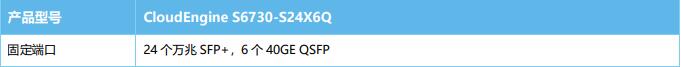 华为CloudEngine S6730-S系列交换机规格